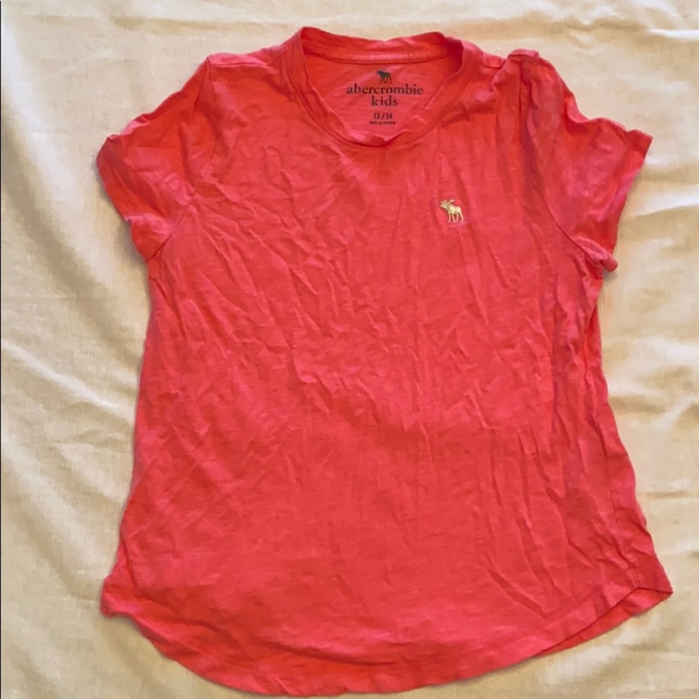 Kids Pink Abercrombie T-Shirt